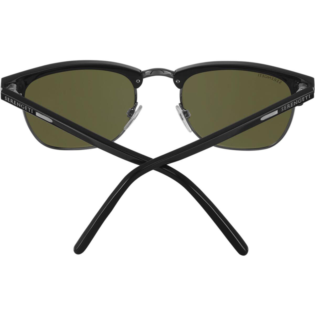 ALRAY, Shiny Black Acetate with Shiny Dark Gunmetal Metal-Mineral Polarized 555nm Cat 3 to 3, hi-res image number null